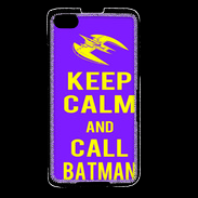 Coque Blackberry Z30 Keep Calm Call Batman Violet