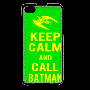 Coque Blackberry Z30 Keep Calm Call Batman Vert