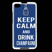 Coque Blackberry Z30 Keep Calm Drink Champagne Bleu