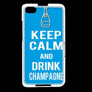 Coque Blackberry Z30 Keep Calm Drink champagne Cyan