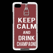 Coque Blackberry Z30 Keep Calm Drink Champagne Brique
