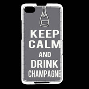 Coque Blackberry Z30 Keep Calm Drink champagne Gris