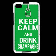 Coque Blackberry Z30 Keep Calm Drink champagne Vert