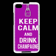 Coque Blackberry Z30 Keep Calm Drink champagne Violet