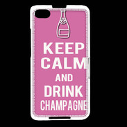 Coque Blackberry Z30 Keep Calm Drink champagne Rose