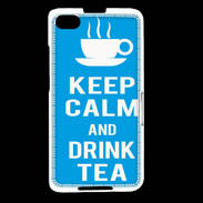 Coque Blackberry Z30 Keep Calm Drink Tea Cyan