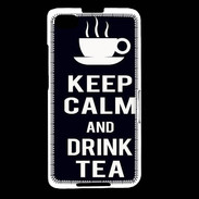 Coque Blackberry Z30 Keep Calm Drink Tea Noir