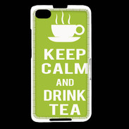 Coque Blackberry Z30 Keep Calm Drink Tea Vert pomme