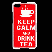Coque Blackberry Z30 Keep Calm Drink Tea Rouge