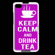 Coque Blackberry Z30 Keep Calm Drink Tea Violet