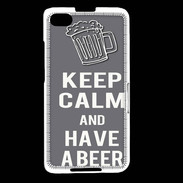 Coque Blackberry Z30 Keep Calm Have a beer Gris