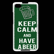 Coque Blackberry Z30 Keep Calm Have a beer Vert