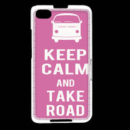 Coque Blackberry Z30 Keep Calm Take Road Rose
