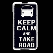Coque Blackberry Z30 Keep Calm Take Road Noir