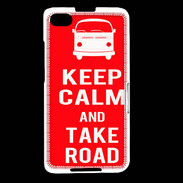 Coque Blackberry Z30 Keep Calm Take Road Rouge