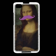 Coque Blackberry Z30 Moustache Mona Lisa