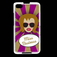 Coque Blackberry Z30 Miss business Rousse