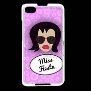 Coque Blackberry Z30 Miss Fiesta Brune