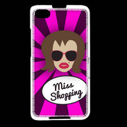 Coque Blackberry Z30 Miss Shopping Chatain