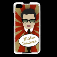 Coque Blackberry Z30 Mister Business Brun