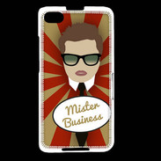 Coque Blackberry Z30 Mister Business Chatain