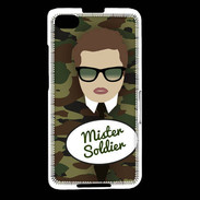 Coque Blackberry Z30 Mister Soldier Chatain