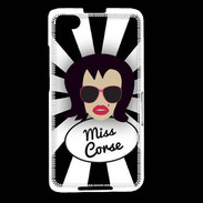 Coque Blackberry Z30 Miss Corse Brune