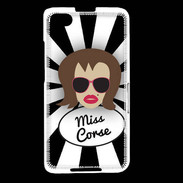 Coque Blackberry Z30 Miss Corse Chatain