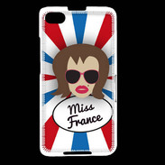 Coque Blackberry Z30 Miss France Chatain