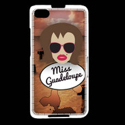 Coque Blackberry Z30 Miss Guadeloupe Chatain