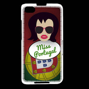 Coque Blackberry Z30 Miss Portugal Brune