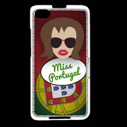 Coque Blackberry Z30 Miss Portugal Chatain