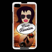 Coque Blackberry Z30 Miss Réunion Brune