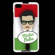 Coque Blackberry Z30 Mister Italie Brun