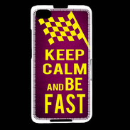 Coque Blackberry Z30 Keep Calm and Be Fast Rose