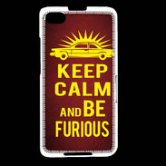 Coque Blackberry Z30 Keep Calm and Be Furious Rouge