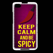 Coque Blackberry Z30 Keep Calm and Be Spicy Rose