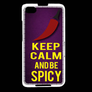 Coque Blackberry Z30 Keep Calm and Be Spicy Violet