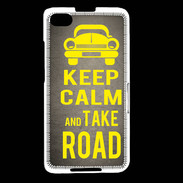 Coque Blackberry Z30 Keep Calm and Take o road 2 Gris