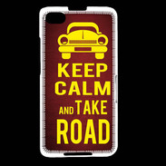 Coque Blackberry Z30 Keep Calm and Take o road 2 Rouge