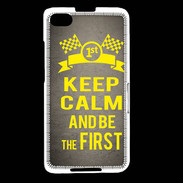 Coque Blackberry Z30 Keep Calm and Be the First Gris
