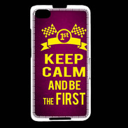 Coque Blackberry Z30 Keep Calm and Be the First Rose