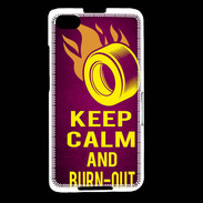 Coque Blackberry Z30 Keep Calm and Burn Out Rose