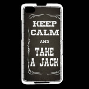 Coque Blackberry Z30 Keep Calm and Take Jack Gris