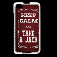 Coque Blackberry Z30 Keep Calm and Take Jack Rouge