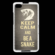Coque Blackberry Z30 Keep Calm and Be a Snake Gris