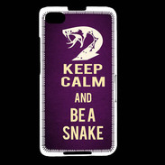 Coque Blackberry Z30 Keep Calm and Be a Snake Violet