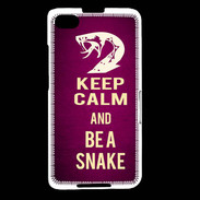 Coque Blackberry Z30 Keep Calm and Be a Snake Rose