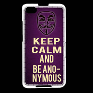 Coque Blackberry Z30 Keep Calm and Be Anonymous Violet