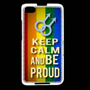 Coque Blackberry Z30 Keep Calm and Be Proud mens Gay